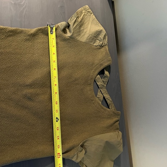 By Anthropologie Lace Up Flutter Top - Picture 5 of 6